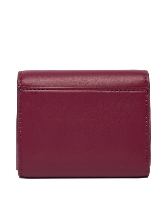 Calvin Klein Peňaženka Calvin Klein Bold Ck Medium Bifold LV04F1047G Bordová