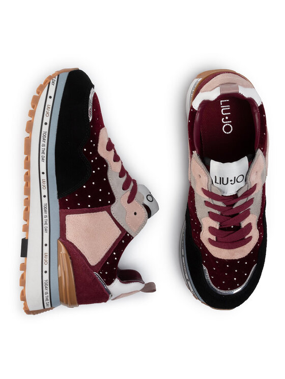 Liu Jo Снікерcи Liu Jo Maxi Alexa BXX051 PX066 Бордовий