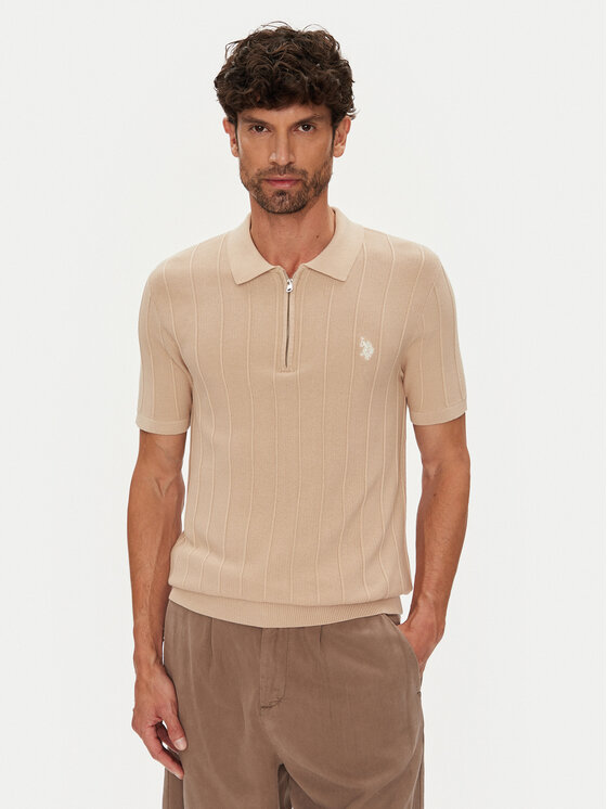 U.S. Polo Assn. U.S. Polo Assn. Polo MUP3369 Beis Slim Fit