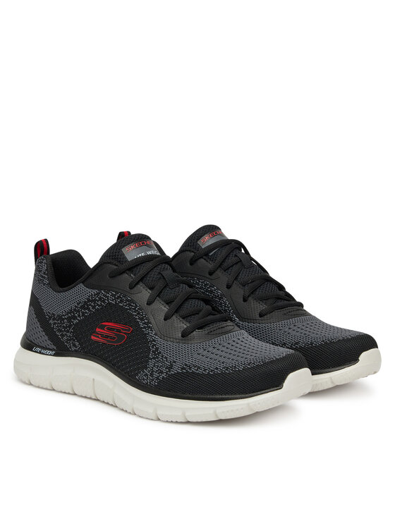 Skechers Sneakersy Skechers Track-Glendor 232699/BKRD Čierna