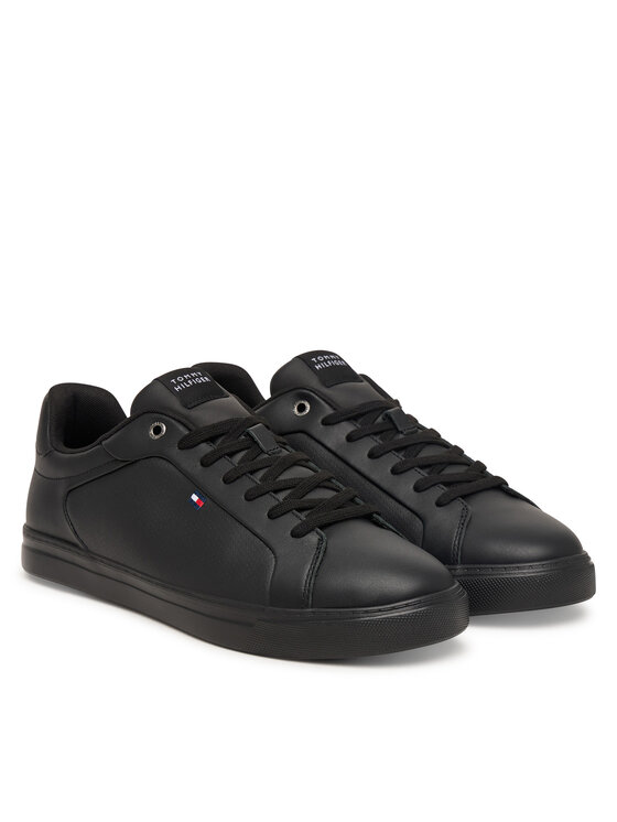 Tommy Hilfiger Sneakers Tommy Hilfiger Lightweight Pinperf Lth Sneaker FM0FM05981 Negru