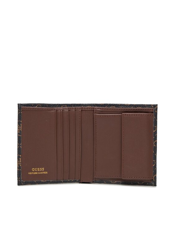 Guess Set denarnica in obesek za ključe Guess Gift Box GFBOXM P3301 Rjava