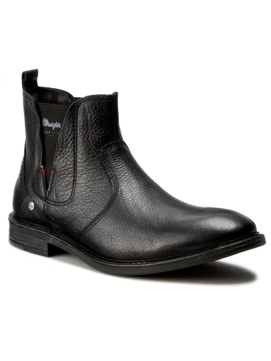 Wrangler Sztyblety Wrangler Roll Chelsea WM162054 Czarny
