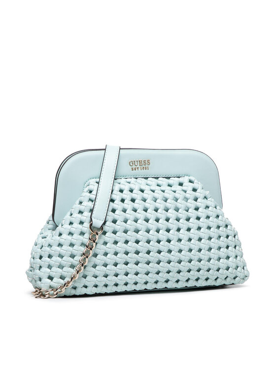 Guess Τσάντα Guess Sicilia Frame Clutch HWWG84 90170 Πράσινο