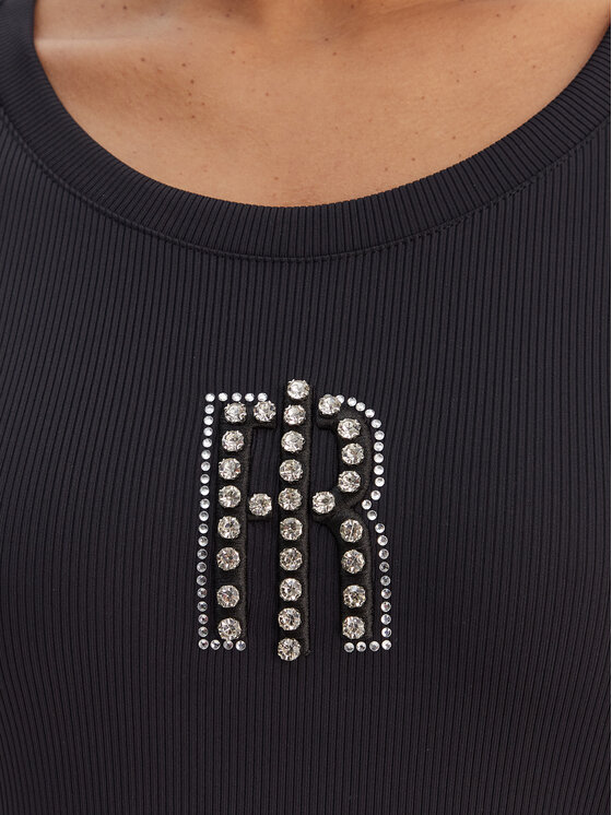 Fracomina Fracomina Camiseta FP26ST3001J42701 Negro Slim Fit