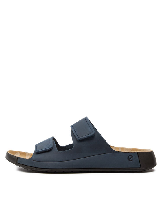 ECCO Klapki ECCO 2Nd Cozmo M 2 Strap Slide 50090402038 Granatowy