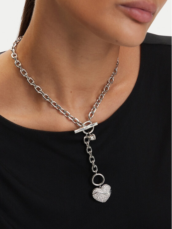 Guess Collana Guess JUBN04 494JW Argento