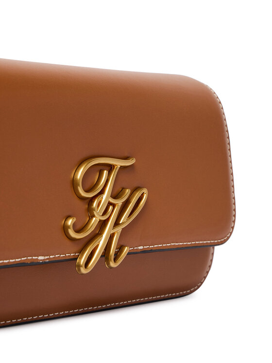 Tommy Hilfiger Bolso Tommy Hilfiger Th Script Flap Crossover AW0AW18399 Marrón
