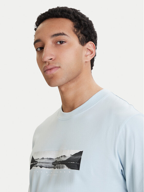 Jack & Jones Jack & Jones Футболка Fusion 12289870 Світло-синій Relaxed Fit