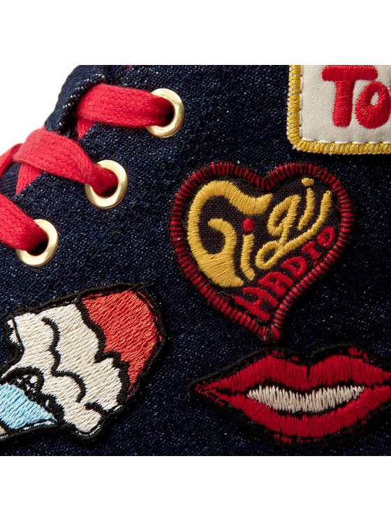 Tommy Hilfiger Αθλητικά Tommy Hilfiger High Top Sneaker Gigi Hadid 1C FW0FW01134 Midnight 403