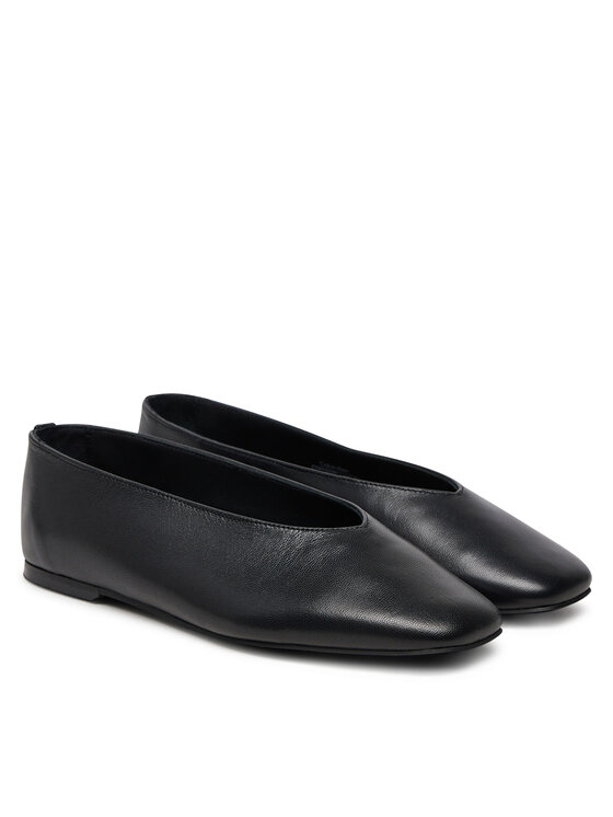 Calvin Klein Baleriny Calvin Klein HW0HW02441 Czarny
