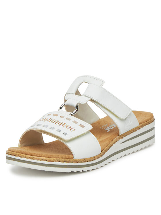 Rieker Nazouváky Rieker V0636-80 Bílá