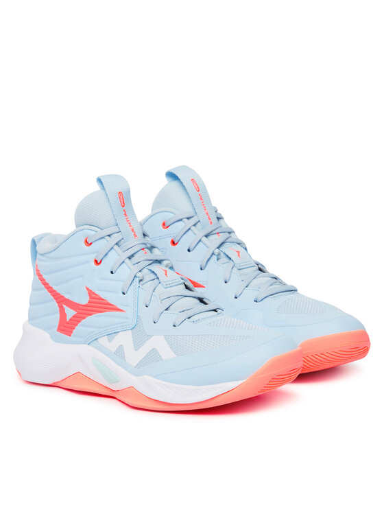 Mizuno Παπούτσια Σάλας Mizuno Wave Momentum Pro Mid V1GC2545 Ανοιχτό μπλε