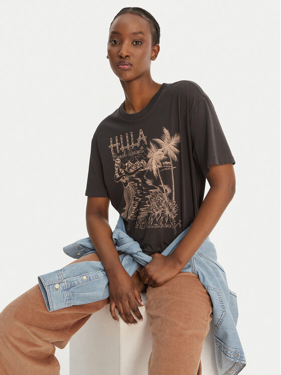 Billabong Billabong Camiseta Vacay Wonder EBJZT00569 Negro Loose Fit