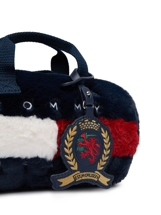 Tommy Jeans Borsetta Tommy Jeans Tjw Archive Fur Micro Duffle AW0AW19080 Blu scuro