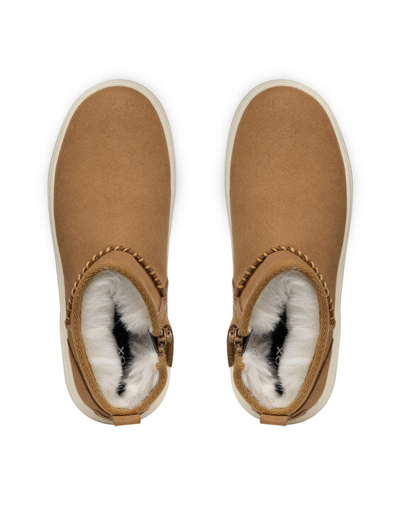 Geox Īsie zābaki Geox Theleven J46HUC 000AU C6627 S Brūns