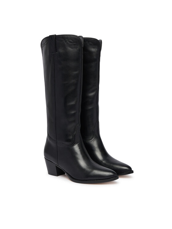LAUREN RALPH LAUREN Kozačky LAUREN RALPH LAUREN 802P15663001 Černá