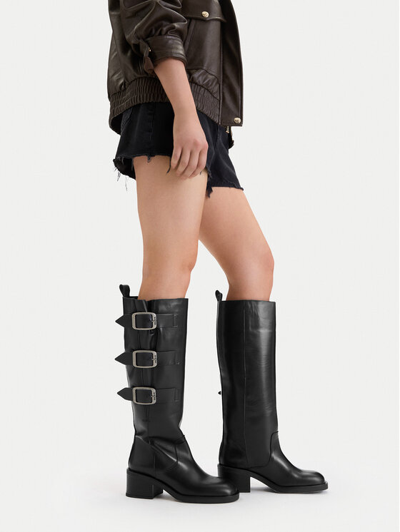 G-Star Kozačky G-Star Raw EO-GUNES-4772-25 Černá