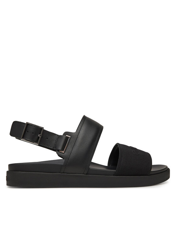 Calvin Klein Σανδάλια Calvin Klein Back Strap W/ Buckle Logo HM0HM01742 Μαύρο