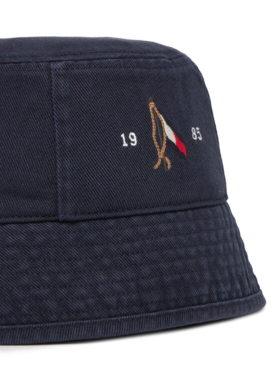 Tommy Hilfiger Cappello Tommy Hilfiger Seasonal Flag Bucket AM0AM13384 Blu scuro