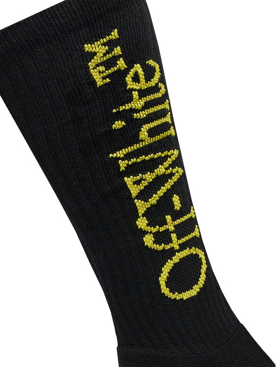 Off-White Dolge nogavice Off-White OMRA075S23KNI0011018 Črna