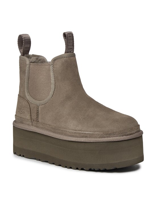 Botine Ugg W Neumel Platform Chelsea 1134526 Gri | Epantofi.ro