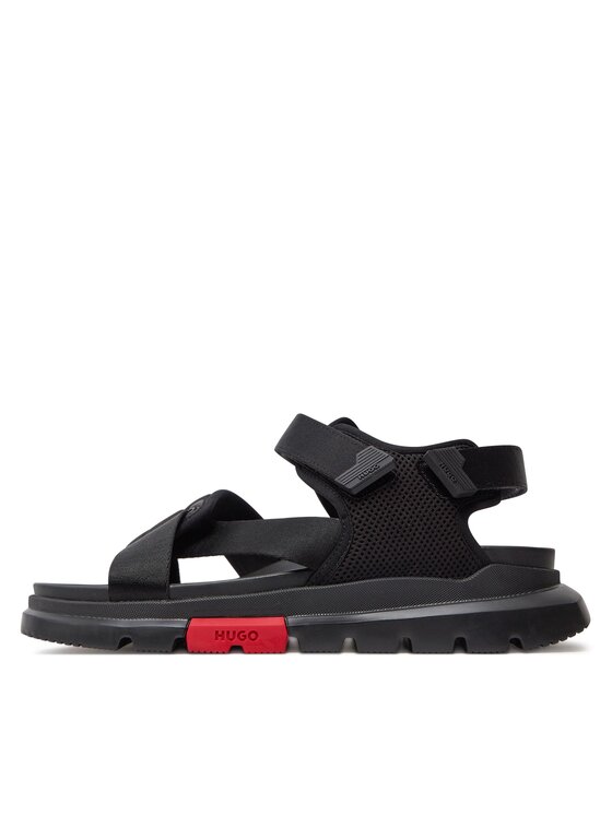 HUGO Σανδάλια Hugo Ryany Sandal Mx 50517040 Μαύρο
