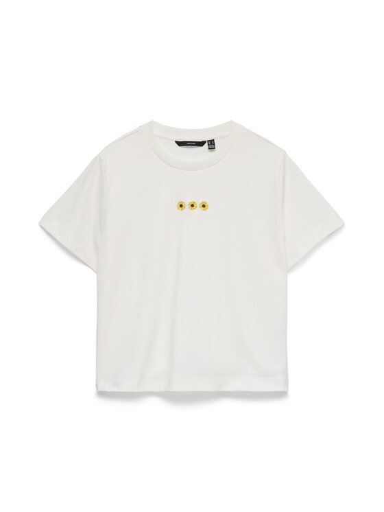 Vero Moda Vero Moda T-shirt Sara 10311633 Bianco Regular Fit
