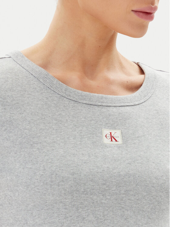 Calvin Klein Jeans Calvin Klein Jeans T-shirt LV047C200G Siva Slim Fit