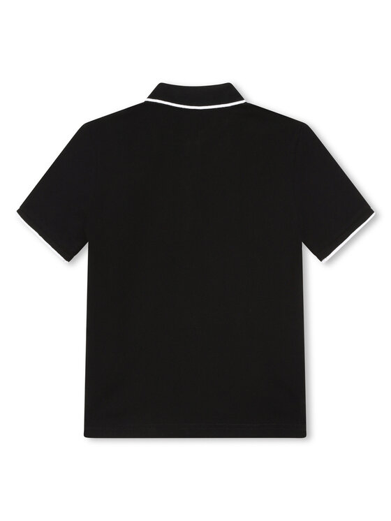 BOSS Boss Pólóing J25P26 D Fekete Regular Fit