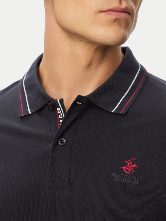 Beverly Hills Polo Club Beverly Hills Polo Club Поло P-SS26M-P450111 Cиній Regular Fit