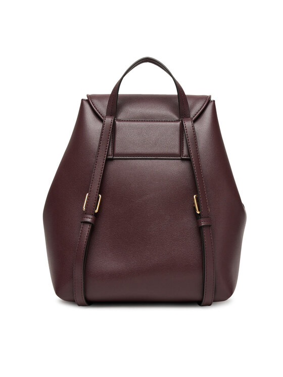 Calvin Klein Ruksak Calvin Klein Foil Logo Flap Backpack LV04F3297G Bordová