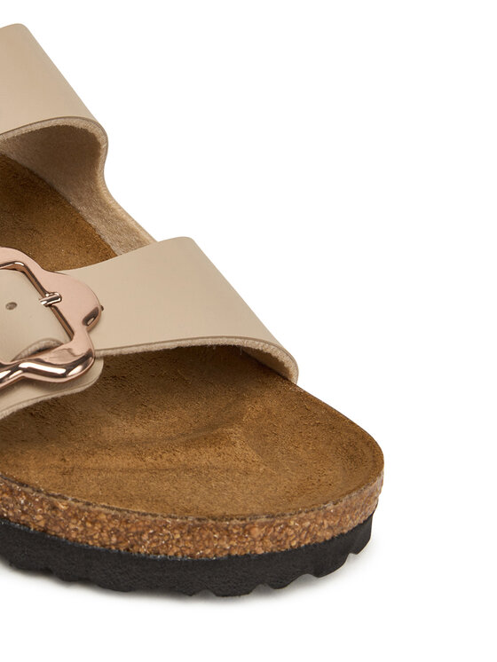 Birkenstock Chanclas Birkenstock Arizona Flower Buckle Kids 1030419 D Écru
