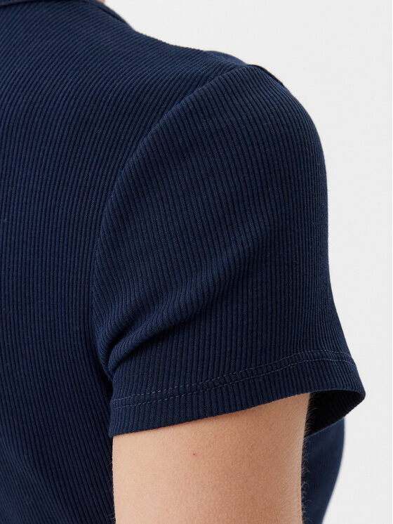 Tommy Jeans Tommy Jeans Majica DW0DW19502 Mornarsko modra Slim Fit