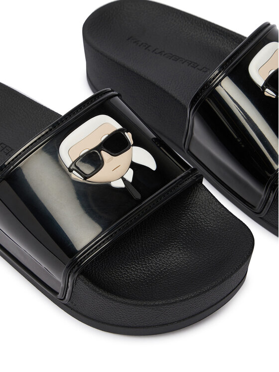 KARL LAGERFELD Шльопанці KARL LAGERFELD Kondo Maxi II KL80805C Чорний