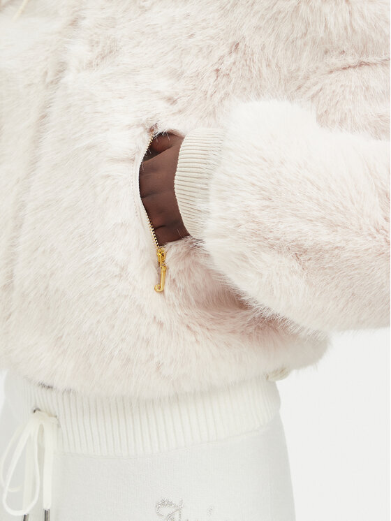 Juicy Couture Juicy Couture Шуба JCXIJ126509 Кремовий Regular Fit