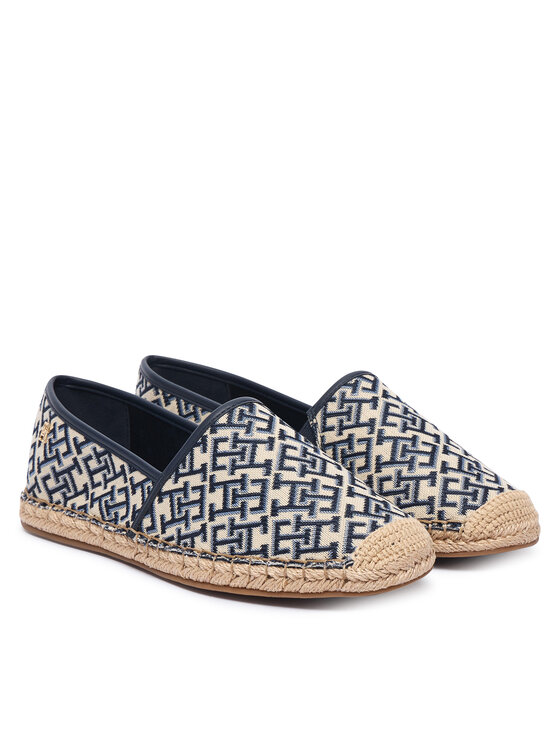 Tommy Hilfiger Espadrilles Tommy Hilfiger Th Monogram Jacquard FW0FW09501 Barna