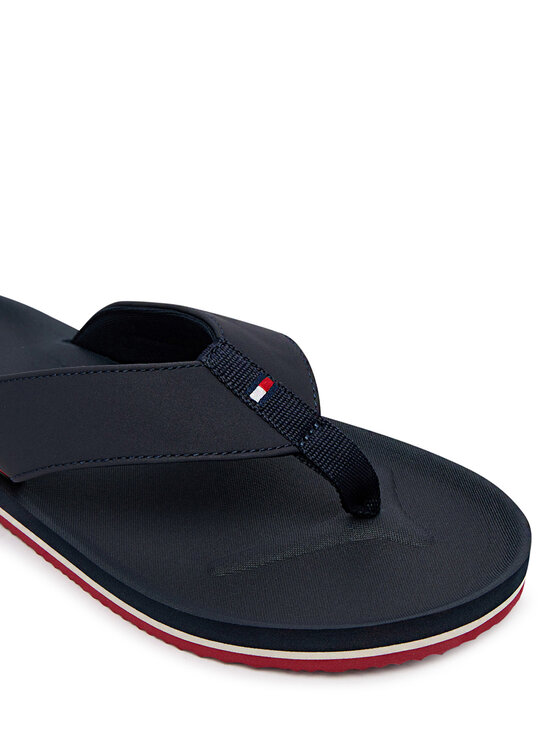 Tommy Hilfiger Джапанки Tommy Hilfiger Padded Hilfiger Beach Sandal FM0FM06011 Тъмносин