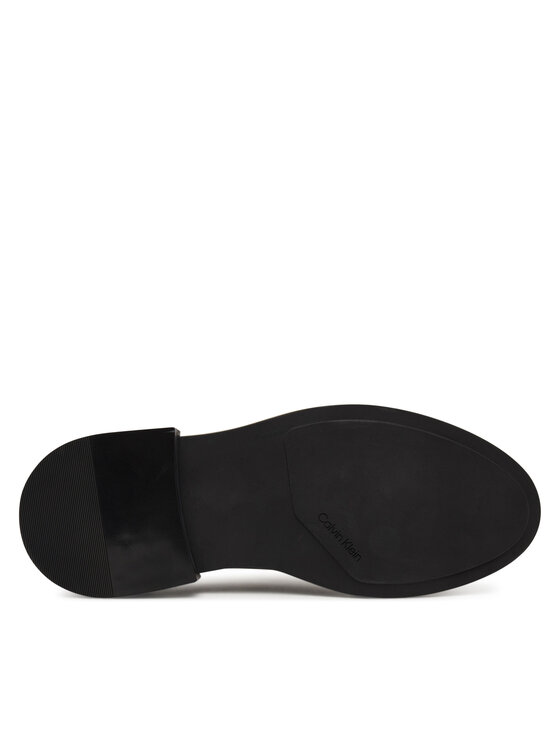 Calvin Klein Čevlji brez vezalk Calvin Klein Cupped Band Loafer Lth HM0HM02065 Črna
