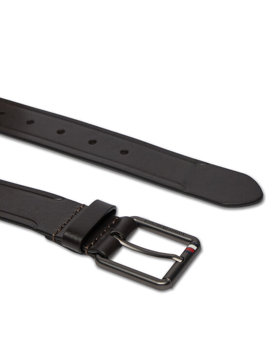 Tommy Hilfiger Pánsky opasok Tommy Hilfiger Casual Leather 3.5 AM0AM12066 Hnedá