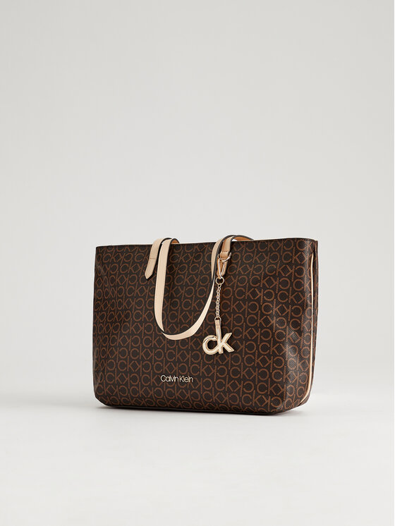 Calvin Klein Torebka Calvin Klein Shopper Md K60K607427 Brązowy
