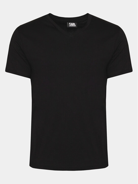 KARL LAGERFELD KARL LAGERFELD Komplet t-shirt majic﻿ 765001 500298 Črna Slim Fit