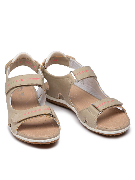 Geox Sandály Geox D Sand.Vega A D52R6A 000EK C6029 Béžová