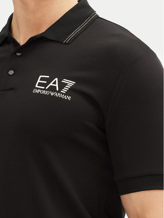 EA7 Emporio Armani EA7 Emporio Armani Поло 7M000300 AF13739 UC001 Чорний Slim Fit