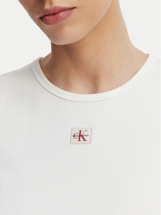 Calvin Klein Jeans Calvin Klein Jeans Top LV047F246G Blanco Slim Fit