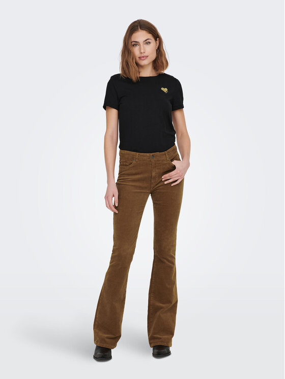 ONLY ONLY Футболка Kita 15244714 Чорний Regular Fit