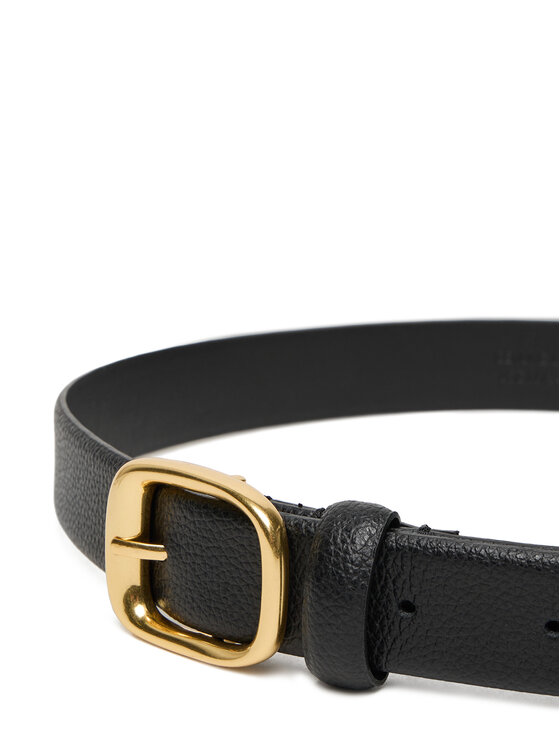 Calvin Klein Ženski pas Calvin Klein Chuncky Bukle Caviar LV04F7023G Črna