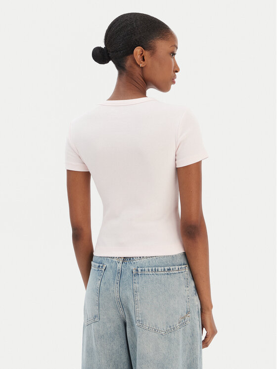 Guess Guess Футболка W6RI22 KA0H1 Рожевий Slim Fit