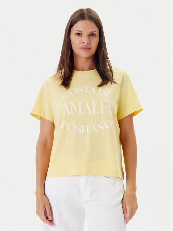 Vero Moda Vero Moda Majica Sonna 10327143 Rumena Regular Fit
