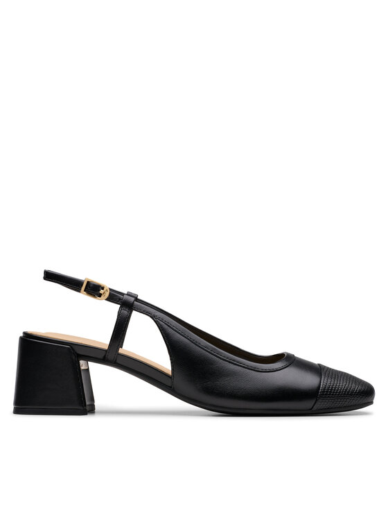 Clarks Туфлі Clarks Nyta45 Sling 26181320 Чорний